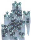 50 6mm Faceted Montana Blue Beads